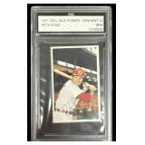 Graded Pete Rose 1971 DELL MLB Stamps GM 10