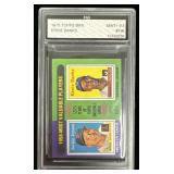 Graded Ernie Banks 1975 TOPPS Mini #196 FGS MT+9.5