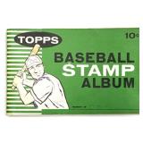 1961 TOPPS Baseball Stamp Album, 64 Stamps