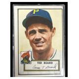 1952 TOPPS Ted Beard Pittsburgh Pirates Baseball