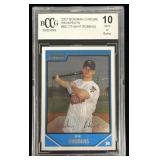 Graded Whit Robbins 2007 Bowman Chrome Prospects