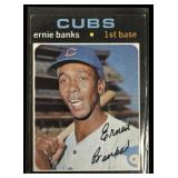 1971 TOPPS #525 Ernie Banks Chicago Cubs Baseball