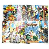 (19) DC Teen Titans Assorted Comic Books