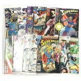 (13) DC Superman Assorted Comic Books