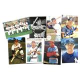(9) Autographed MLB Postcards & Photos