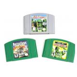 (3) Nintendo 64 Games Including ARMY MEN Sarge