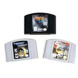 (3) Nintendo 64 Games Including TUROK 2, Chopper
