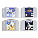 (4) Nintendo 64 Games Including STAR WARS