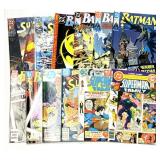 (12) DC Batman & Superman Family Comic Books