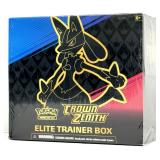 Pokï¿½mon ETB Crown Zenith Factory Sealed Box