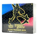 Pokï¿½mon ETB Crown Zenith Factory Sealed Box