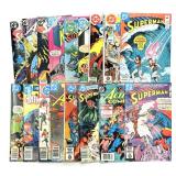 (17) DC Superman Assorted Comic Books
