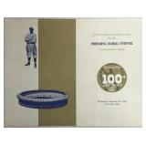 1969 100th Anniv. Cinn. Reds Program Professional