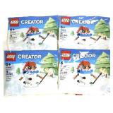 (4) LEGO Creator Set# 30645 Snowman (NIP)