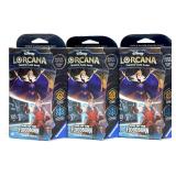 (3) Disney LORCANA Rise of The Floodborn Starter