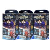 (3) Disney LORCANA Rise of The Floodborn Starter
