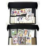 (2) Boxes of Various Baseball, Football, Basketbal