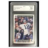 Graded Roger Staubach 1991 Domino