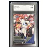 Graded Peyton Manning 1999 Pacific BCG Gem MT 10