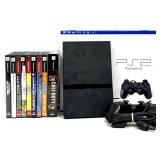 SONY PlayStation2 Mod. SCPH-70012 Remotes/Games