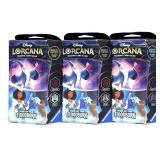 (3) Disney LORCANA Rise of The Floodborn Starter