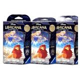 (3) Disney LORCANA Rise of The Floodborn Starter