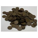 (RB) Lincoln Head 1945 Wheat Penny Coins