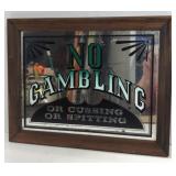 (JL) Vtg Pub Room Bar Sign/ Foil Stained Glass In