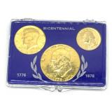(GF) Bicentennial Gold Plated Proof Coin Set