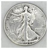 (RB) Silver 1944 Walking Liberty Half Dollar Coin