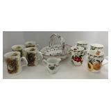 (ML) Vintage RCCL Hand Painted Porcelain Floral