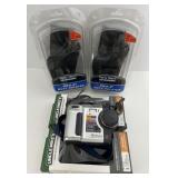(BL) Mixed Lot of Holsters and Sony Digital