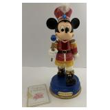 (BL) Mickey Mouse Nutcracker, 14in Tall.