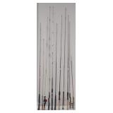 (MT) Vtg. Fishing Poles Incl. Authentic 33