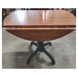 (JY) Transitional Malaysia Drop Leaf Pedestal