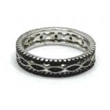 (LG) Sterling Silver Marcasite Band Ring