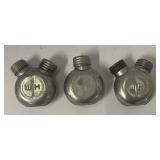 (BB) 3 Vintage Oil And Grease Canisters.