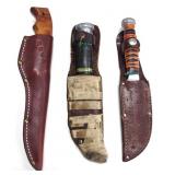 (MH) Buck Bass Pro Shop Fallet Knife (Model 125)