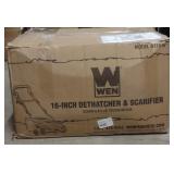 (ZZ) Wen 16" Dethatcher & Scarifier,Model DT1516