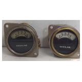 (KD) Vtg Individual Gasoline Gauges 3"R