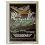 (DT) Smithsonian Institute Metal NW Airlines
