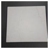 (TB) 22"ï¿½20"ï¿½1.25" Polished White Marble Slab