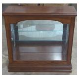 (MG) Free Standing Wooden/2 Glass Shelf Display