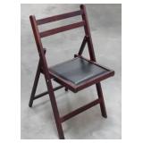(MG) Cosco Wood Folding Chair, 18" x 19" x 32"