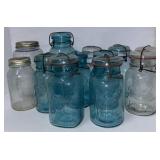 (PS) 8 Ball Mason Jars 14oz and 6oz, 2 Atlas E-Z