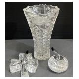 (JJ) Waterford Round and Crystal Shamrock Pen