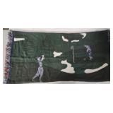 (JY) Golf Themed Blanket And Golf Club Head