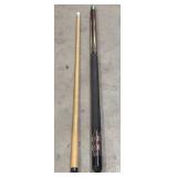 (BL) Players 58"L Pool Cue (19.7 Oz) w/ 13.25 MM