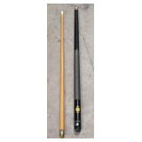 (BL) Sportcraft 58"L Pool Cue (19 Oz) w/ 12.5 MM