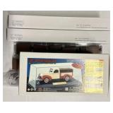 (JG) (5) 12 car Display Cases and One Light Up